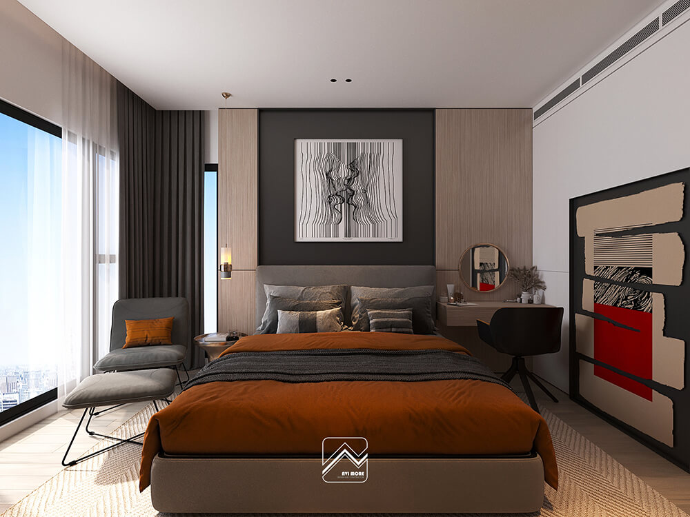 Tổng hợp những thiết kế nội thất phòng ngủ đẹp của Avi More 