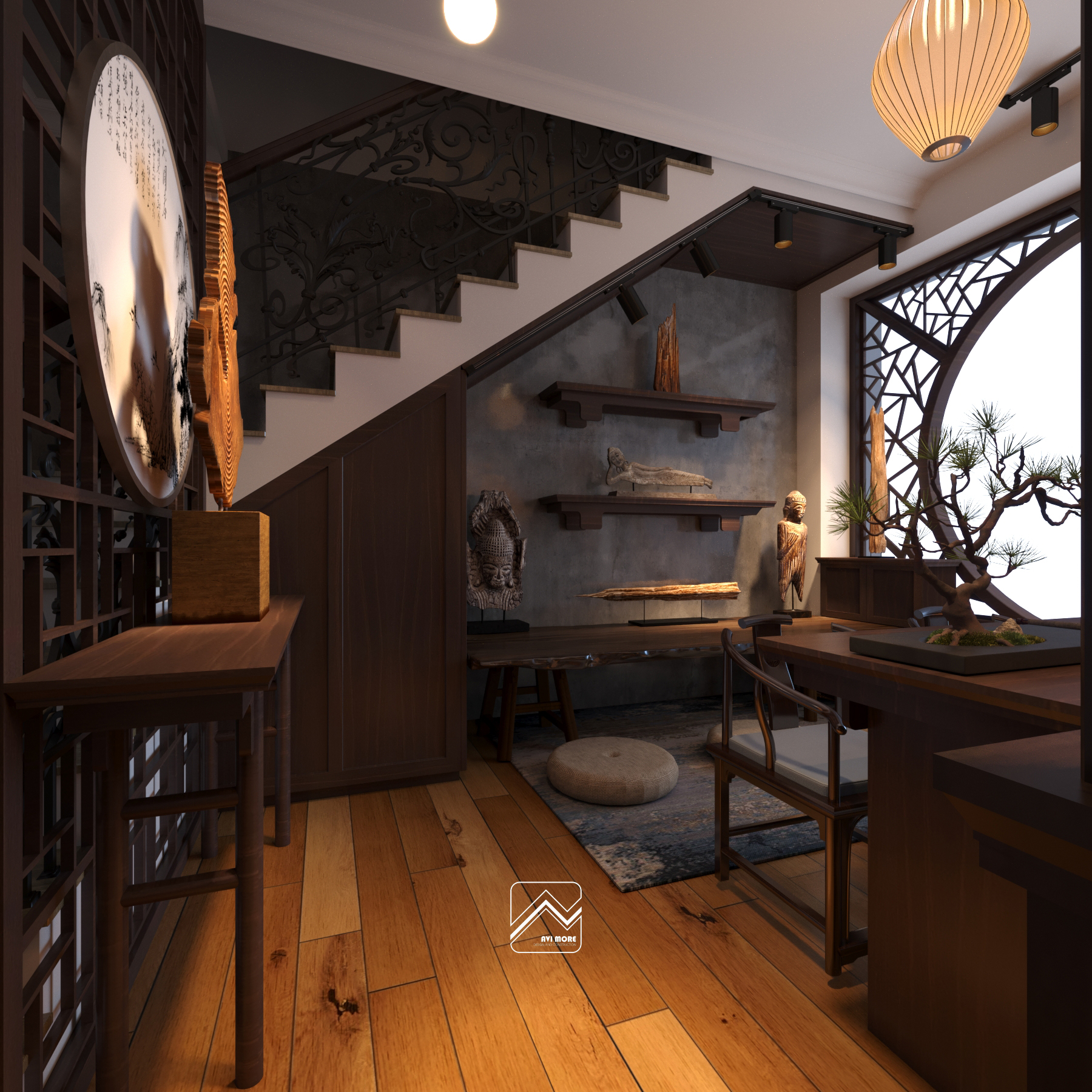 Thiết kế nội thất nhà ở Indochine Style- Nơi bản sắc giao thoa